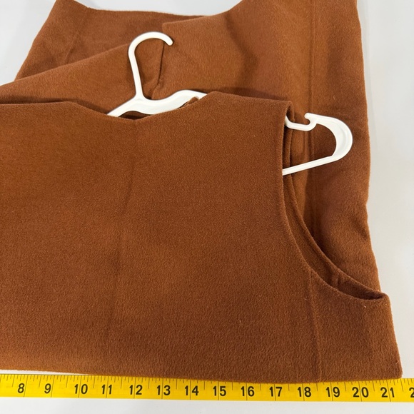 Talbots Rich Brown Carmel Vest Duster Size S - Picture 8 of 8